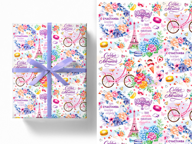 Бумага подарочная Ч43086 Бумага подарочная Ч43086