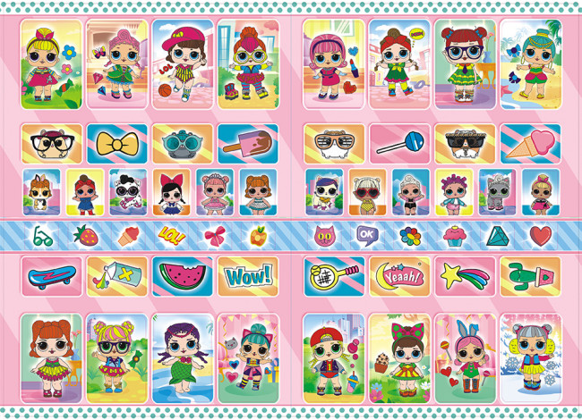 Раскраска с наклейками (А5) РНМ-610