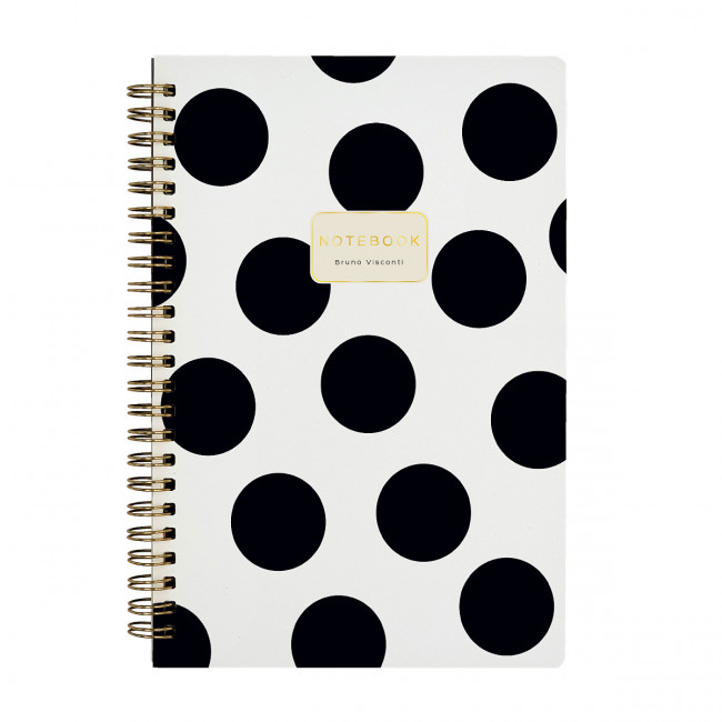 Тетрадь А5 60л клетка "Black polka dots", на гребне, BV/7-60-201/13 (20) Тетрадь А5 60л клетка "Black polka dots", на гребне, BV/7-60-201/13 (20)