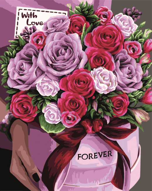 Картина по номерам "Рисование по номерам". B139 Для тебя 40*50