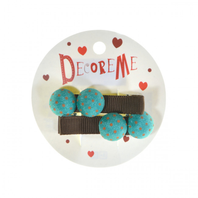 Набор заколок 4,7см для волос, 2шт, BV/2-719/67 (12)