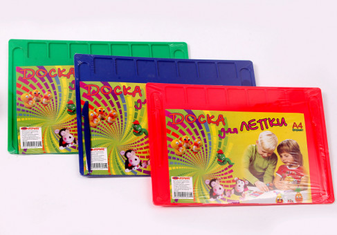 Доска для лепки А4 со стеком, цвета ассорти, Asmar