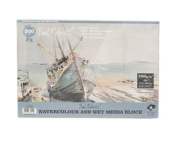 Скетчбук А3 20л. 0110001028 Paul Rubens "Лодка" Акварельная бумага, среднезернистая, 300гр/м, 270х390мм, хлопок 50%, склейка по 4 сторонам (1/20)