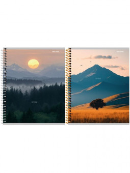 Тетрадь 48 клетка "Красивые пейзажи - 4", на спирале, Проф-Пресс/48-8322 (10/80)
