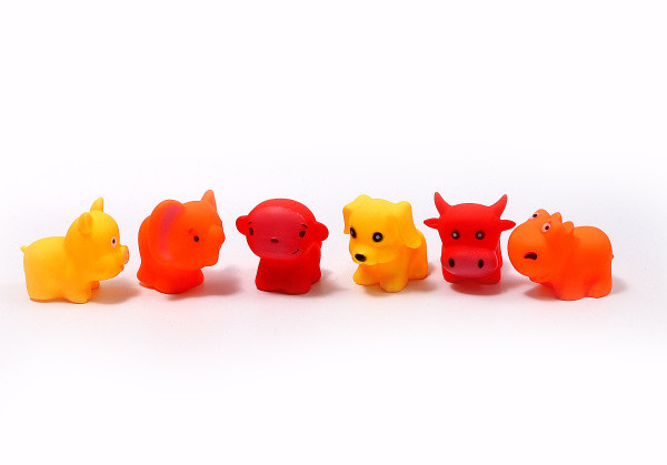 Игрушка резиновая  для купания «Животные», Asmar (6/120)