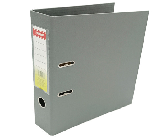 Регистратор 8,0 см. PVC   INTELLIGENT DA-64 Серый (2/10/50)