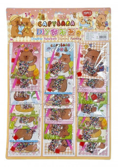 Алмазная мозаика 10смх13см "Capybara", Магистр/ABC-004 (20)