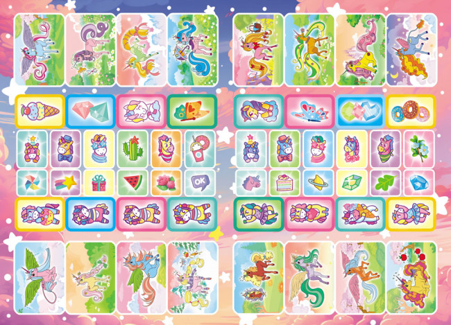 Раскраска с наклейками (А5) РНМ-747