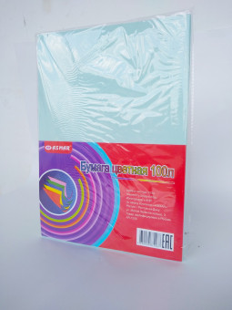 БУМАГА ЦВЕТНАЯ 100Л. "ASMAR" ПЛОТНОСТЬ БУМАГИ 80ГР СВЕТЛО-ГОЛУБАЯ БУМАГА ЦВЕТНАЯ 100Л. "ASMAR" ПЛОТНОСТЬ БУМАГИ 80ГР СВЕТЛО-ГОЛУБАЯ