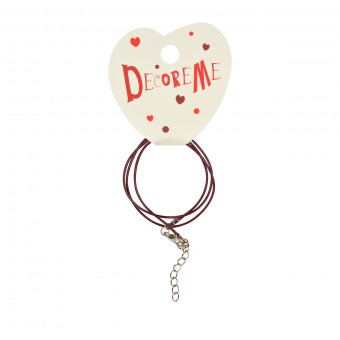 Шнурок 41см с застежкой вощеный, ассорти, BV/2-155/08 (15) Шнурок 41см с застежкой вощеный, ассорти, BV/2-155/08 (15)