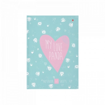 Блокнот А5 160л клетка "My love", твёрдая обложка, BV/3-160-074/25 (16)