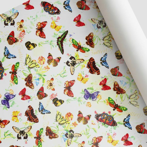 Бумага подарочная 100см х 68,5см, "Летний луг" (50)