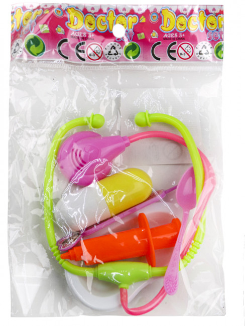 Набор доктора в пакете "Аптечка" 6 предметов, Рыжий Кот/884685 Набор доктора в пакете "Аптечка" 6 предметов, Рыжий Кот/884685