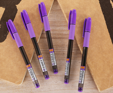 Ручка гелевая фиолетовая, 0,7мм, игольчатый стержень Aodemei GP-6126/фиол. (12)