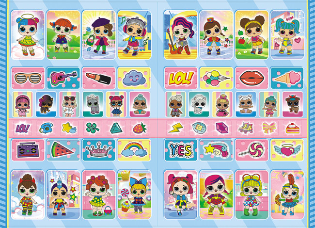 Раскраска с наклейками (А5) РНМ-611