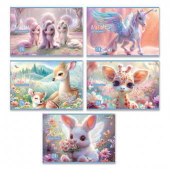 Альбом для рисования А4 24л "Сказочный пейзаж" на скрепке, Светоч/А254_01697 (5/30) Альбом для рисования А4 24л "Сказочный пейзаж" на скрепке, Светоч/А254_01697 (5/30)