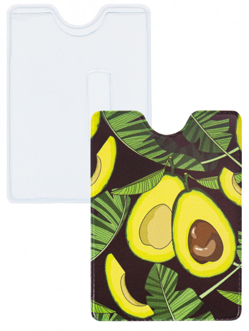 Обложка на пропуск "Тропический авокадо" ОП-6248 (10) Обложка на пропуск "Тропический авокадо" ОП-6248 (10)