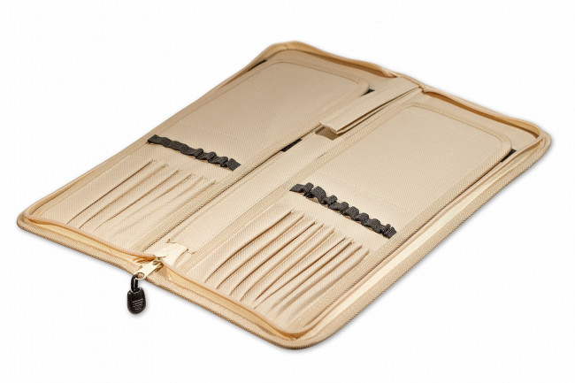 Пенал для кистей на длинной ручке, 15 отд., черный, Pinax/ZIPCASE-L-6-9