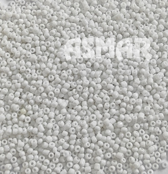 Бисер "ASMAR" размер №12, вес: 450 г, белый глянцевый, непрозрачный Бисер "ASMAR" размер №12, вес: 450 г, белый глянцевый, непрозрачный