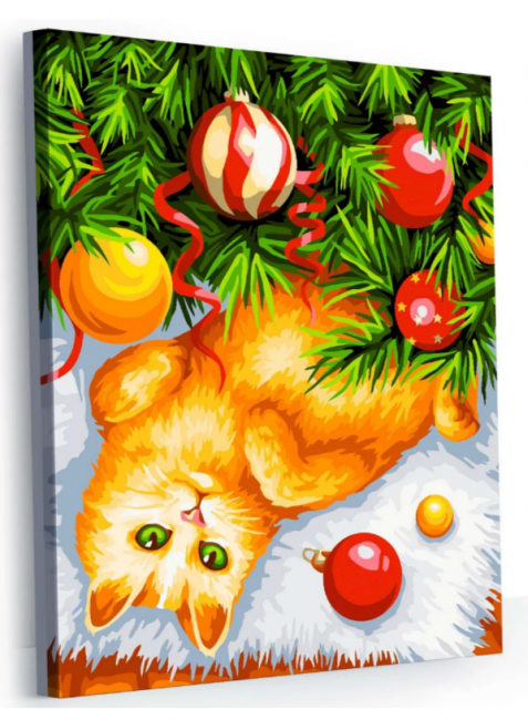 Картина по номерам "Игривый Рыжик" 40*50см, GLA66, мягкая упаковка