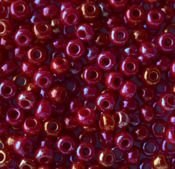 Бисер "ASMAR" размер №6, вес: 450 г, бордовый хамелеон