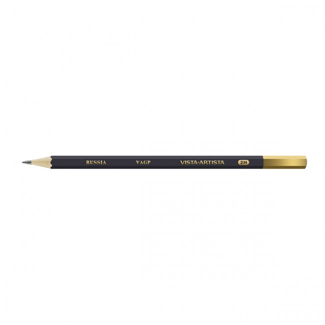 Чернографитный карандаш 2Т (2H), VISTA-ARTISTA/VAGP 2Т (12) Чернографитный карандаш 2Т (2H), VISTA-ARTISTA/VAGP 2Т (12)
