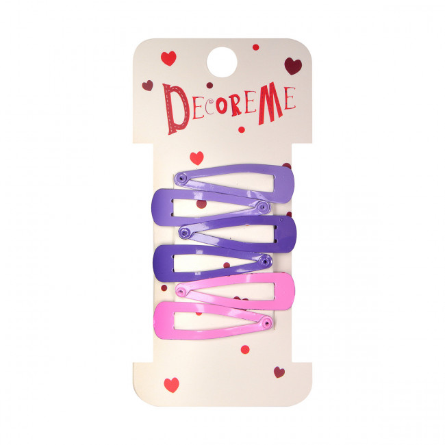 Набор заколок 4см для волос, 6 шт, BV/2-718/35 (10)