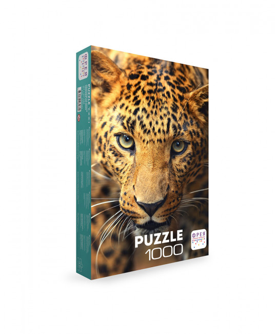 Пазл 1000 элемент "Леопард на охоте", ФРЕЯ Пазл 1000 элемент "Леопард на охоте", ФРЕЯ