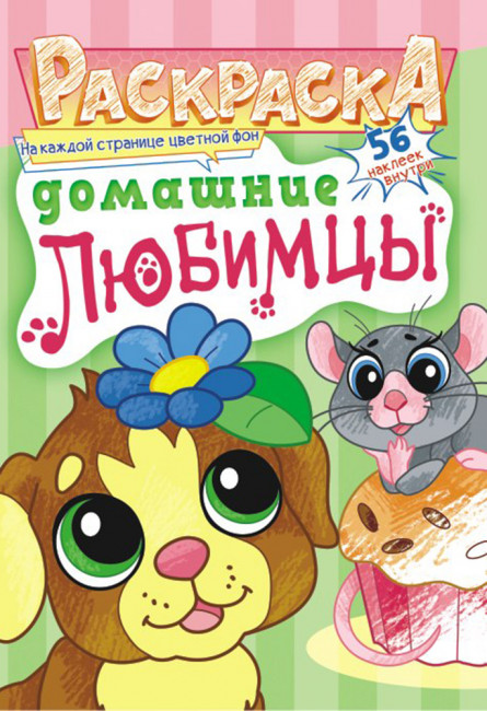 Раскраска с наклейками (А5) РНМ-551