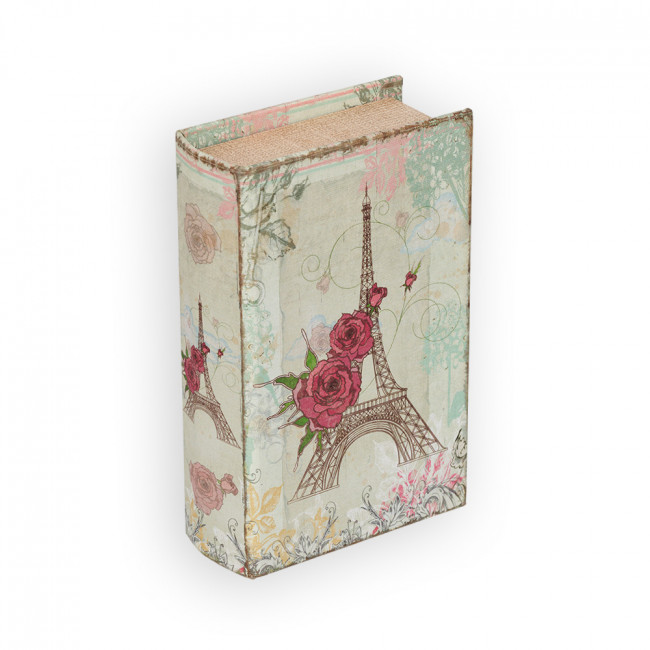 Шкатулка-книга 17 х 11 х 5 см "Цветы в Париже" №077, Gamma/BBK-01 №077 Шкатулка-книга 17 х 11 х 5 см "Цветы в Париже" №077, Gamma/BBK-01 №077