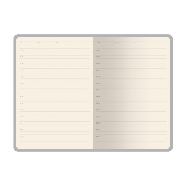 Ежедневник недатированный А5 128л "Grand", жемчужный, BV/3-774/11 (20)