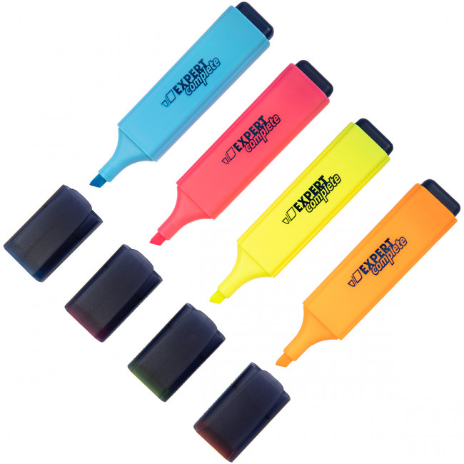 Набор текстовыделителей, неоновые цвета, 4цв. 1-5мм скошенное, ассорти, Expert Complete Premier/ EHLS-02