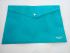 Папка-конверт на кнопке А4 250 мкм (ПЛОТНАЯ), непрозрачная, бирюзовая ASMAR (12/240)