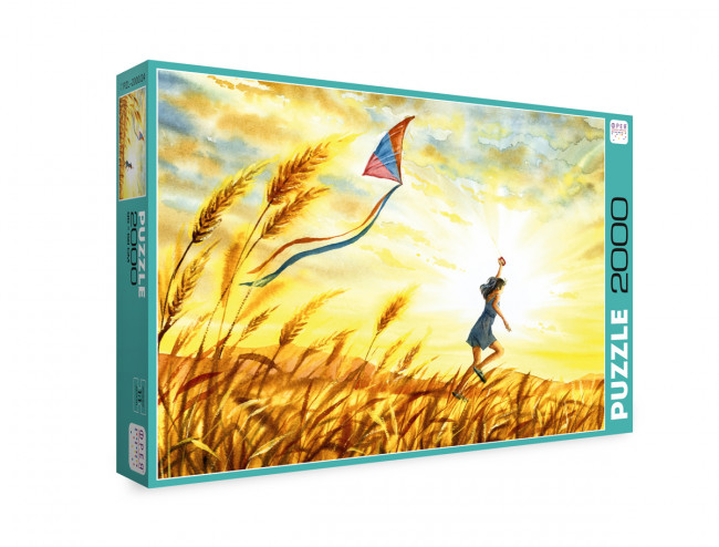 Пазл 2000 элементов "Полёт воздушного змея" ФРЕЯ Пазл 2000 элементов "Полёт воздушного змея" ФРЕЯ