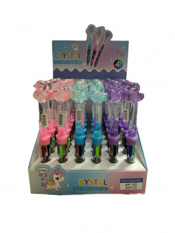 Авторучка шариковая 0,7мм Магистр "Уточка", 4 цвета, MP-185, (36)