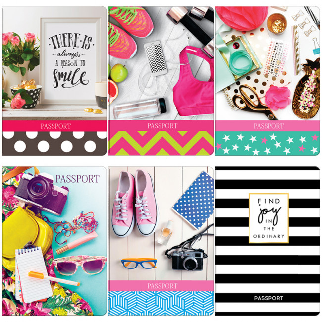 Обложка для паспорта ПВХ, "Style" ассорти (100)