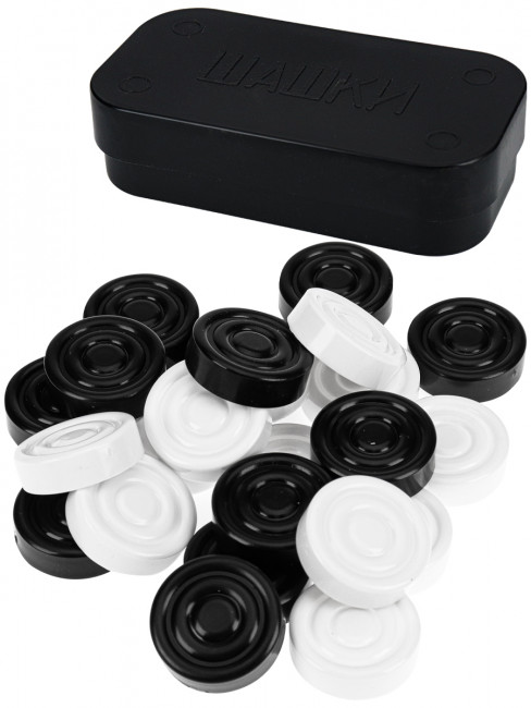 Набор шашек в пластиковой коробке, Рыжий Кот/ИН-7918