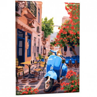 Картина по номерам "Улочки Европы" 40*50, GLA16, мягкая упаковка
