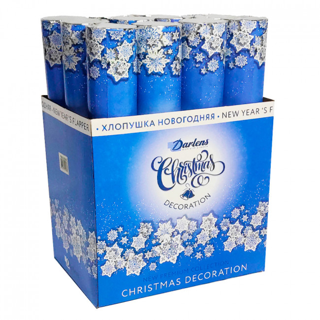 ХЛОПУШКА, DARLENS «НОВОГОДНЯЯ», 30 СМ, DL-DRL04290 (12)