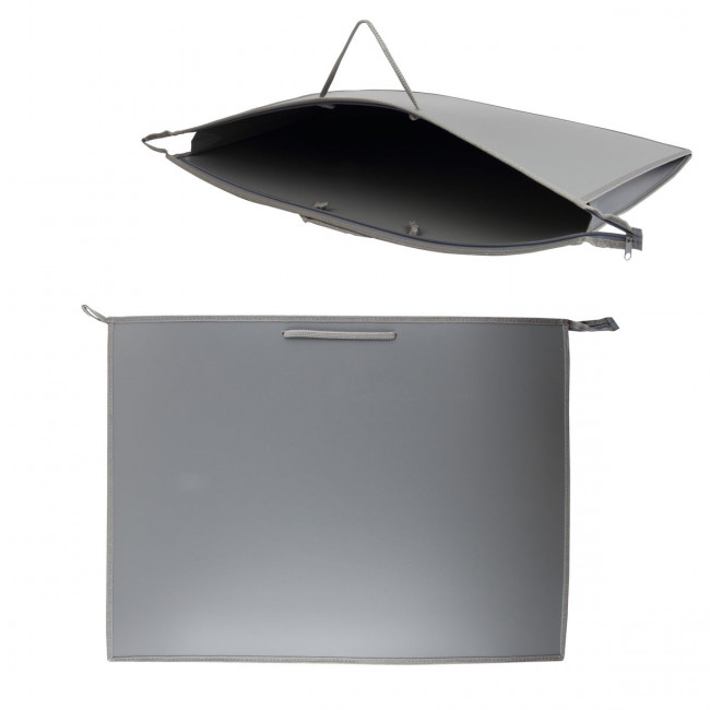 Папка А2 для художника, пластик, на молнии сверху, 1отд,, серая, Оникс/ПР 2 2569 Папка А2 для художника, пластик, на молнии сверху, 1отд,, серая, Оникс/ПР 2 2569