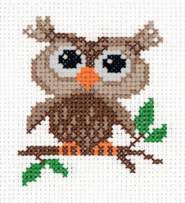 Набор для вышивания "Филинёнок" 9 х 10см, Klart/8-368