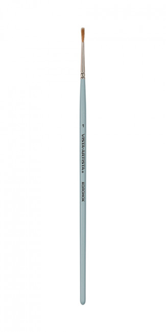 Кисть колонок круглая короткая ручка №01 VISTA-ARTISTA Кисть колонок круглая короткая ручка №01 VISTA-ARTISTA