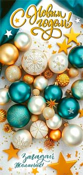 Конверт для денег "С Новым Годом!", 90-1713 (10)