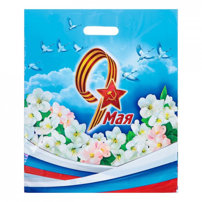 Пакет ПВД (40*47) 45 мкм "9 мая"