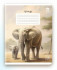 Тетрадь 12 клетка Магистр "Дикие животные", белизна 100% (5 дизайнов ассорти) (25/250)