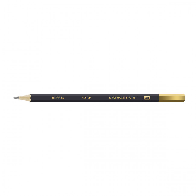 Чернографитный карандаш 3М (3B), VISTA-ARTISTA/VAGP 3М (12) Чернографитный карандаш 3М (3B), VISTA-ARTISTA/VAGP 3М (12)