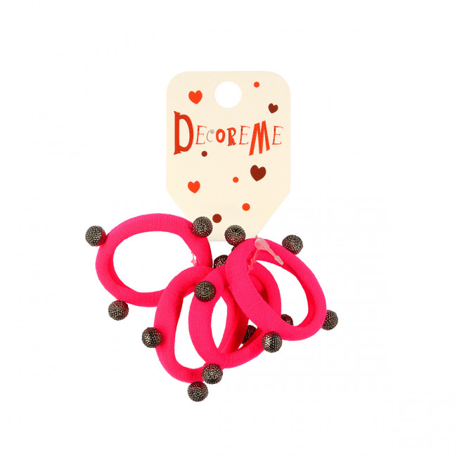 Набор резинок для волос, 4 шт, BV/2-712/314 (12)