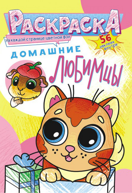 Раскраска с наклейками (А5) РНМ-552