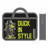 Папка детская А4 пластиковая, с ручками, 330/260/75 "Duck in style" 2023г, ПМ-А4-25 (30)