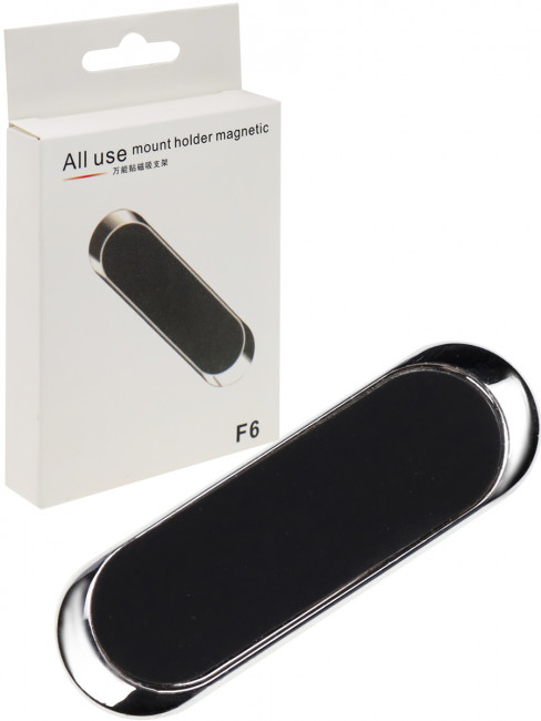 Автомобильный самоклеящийся держатель, 70*20*4мм, серебристый, MILAND/АВТ-8464